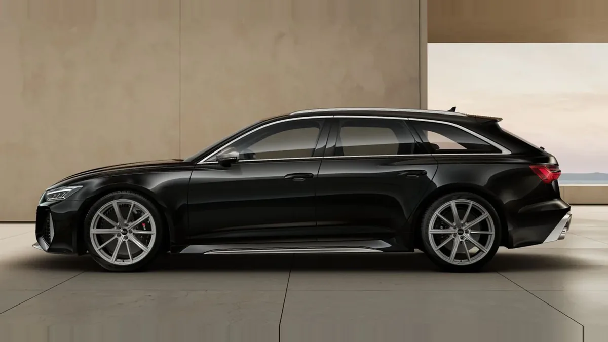 Audi RS6 Avant TFSI Quattro en renting en Madrid — Lateral