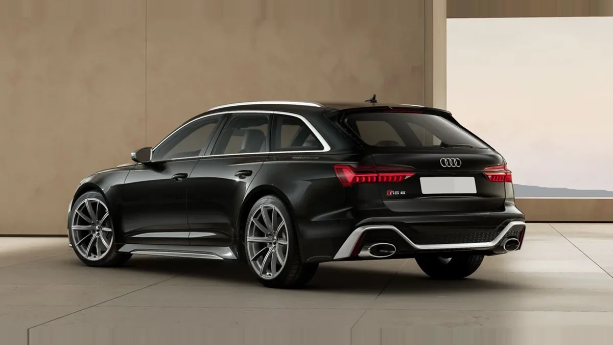 Audi RS6 Avant TFSI Quattro en renting en Madrid — Trasera