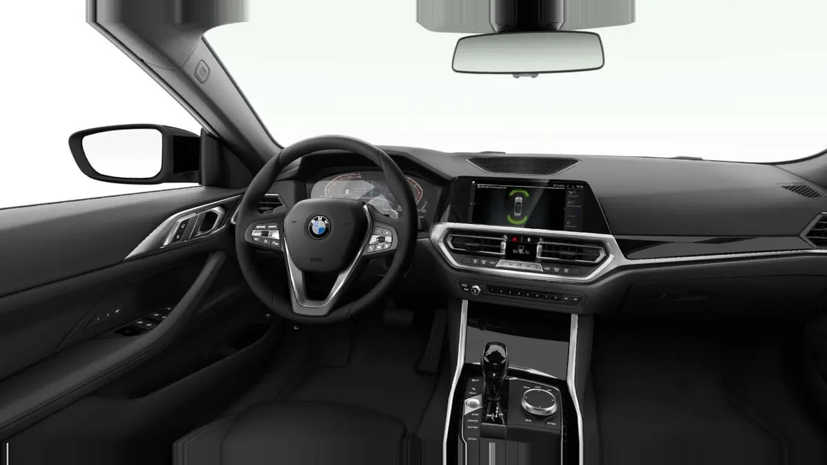 BMW Serie 4 420i Coupé en renting en Madrid — Lateral