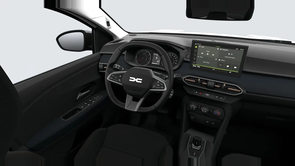 Dacia Sandero Stepway Expression ECO-G 120 AT en renting en Madrid — Delantera