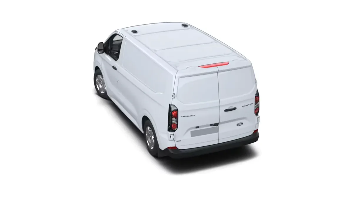 Ford TRANSIT CUSTOM Van 2.5 Duratec PHEV 171kW 320 L1 Trend en renting en Madrid — Trasera