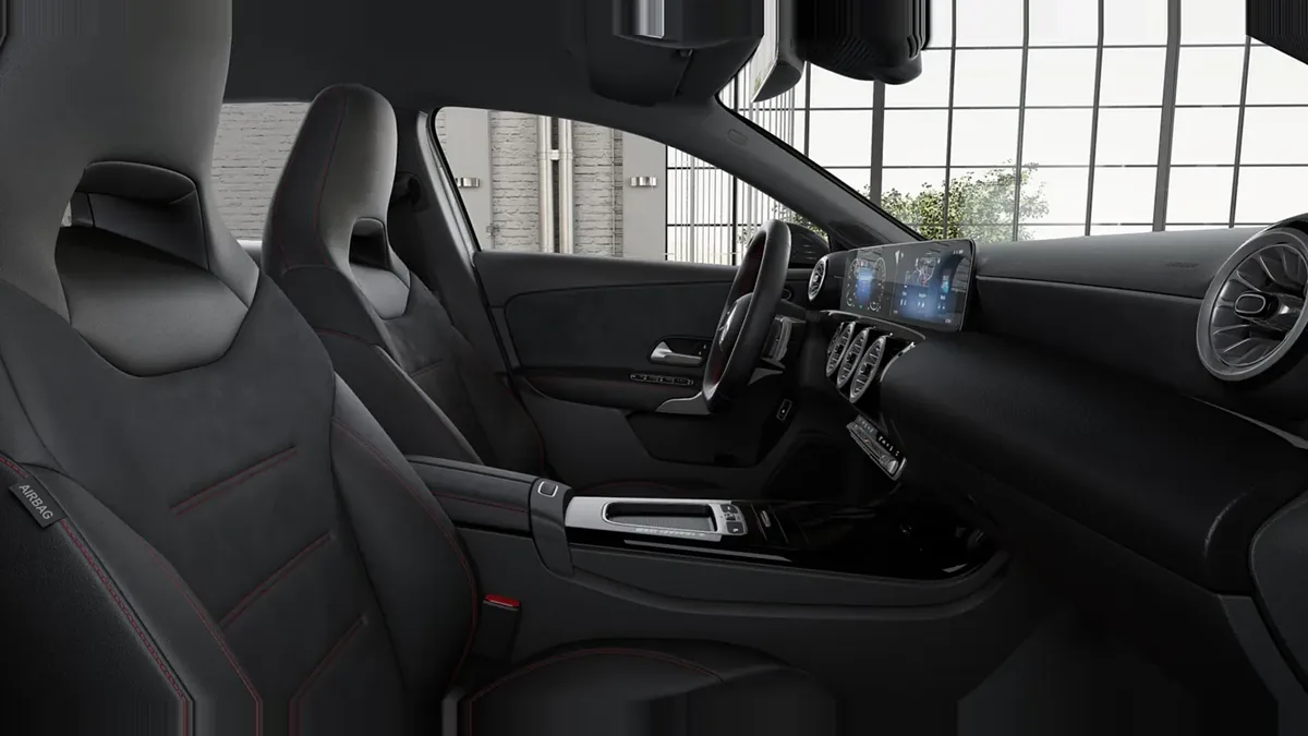 Mercedes-Benz CLASE A 250 e con tecnología híbrida EQ en renting en Madrid — Delantera