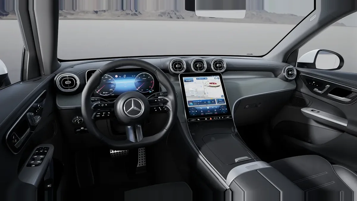 Mercedes-Benz GLC 220D 4MATIC en renting en Madrid — Delantera