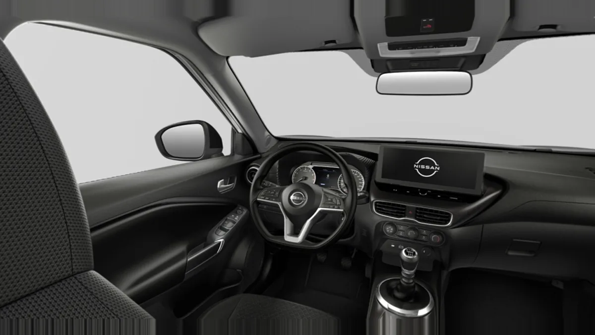 Nissan Juke 1.0 DIG-T 114CV Acenta II en renting en Madrid — Delantera
