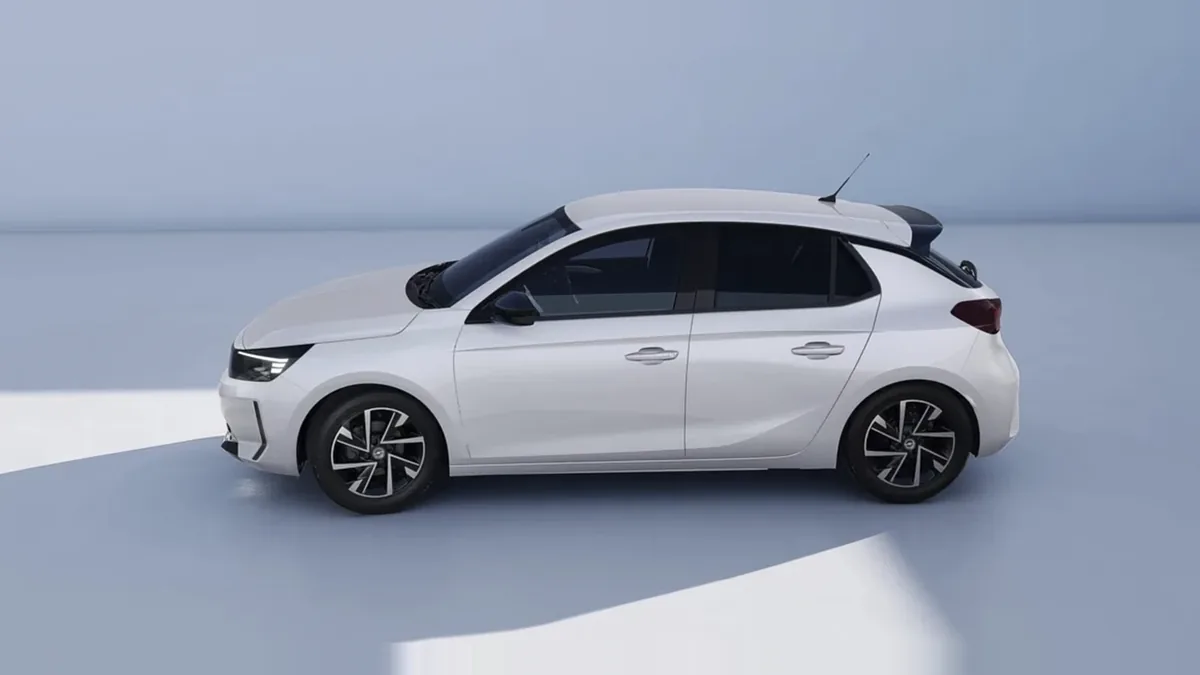 Opel Corsa GS 1.2T 74kW (100CV) en renting en Madrid — Lateral